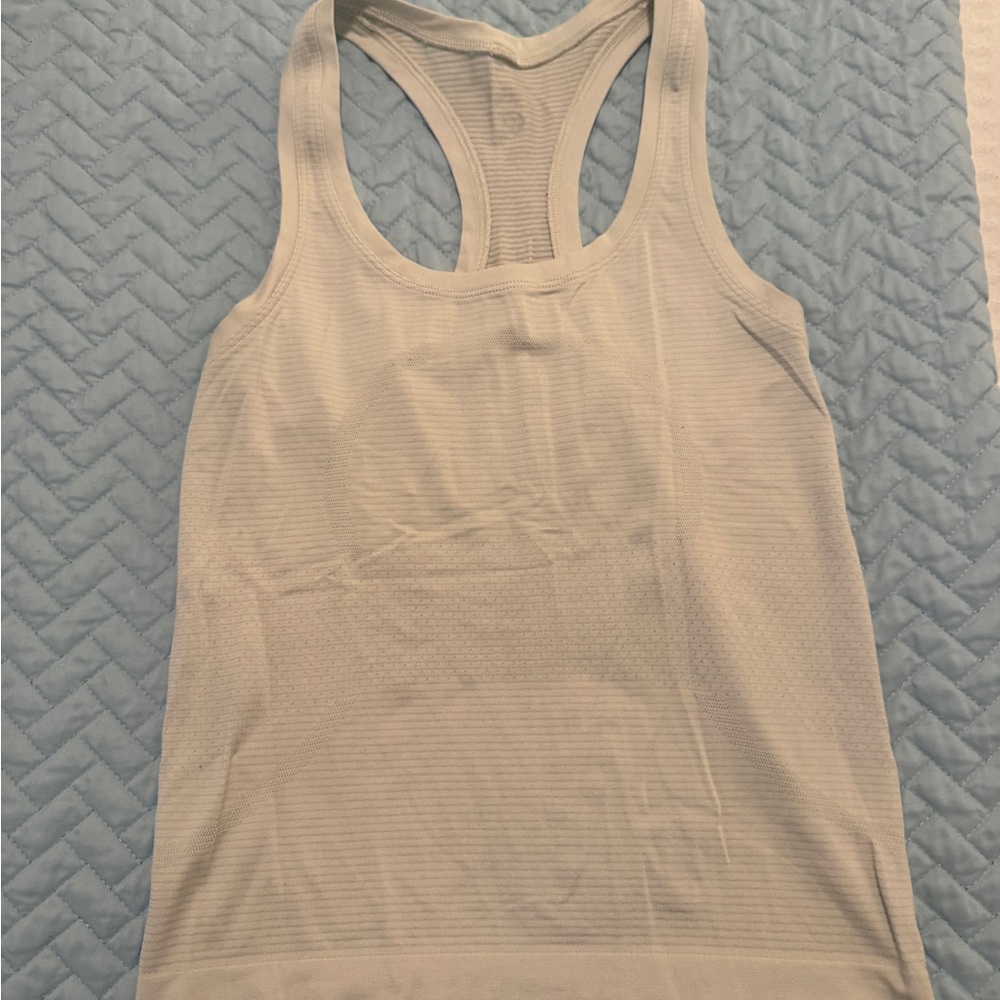 Lululemon Cream Racerback Tank Top